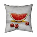 Begin Home Decor 26 x 26 in. Grapefruit Slice-Double Sided Print Indoor Pillow 5541-2626-GA33-1